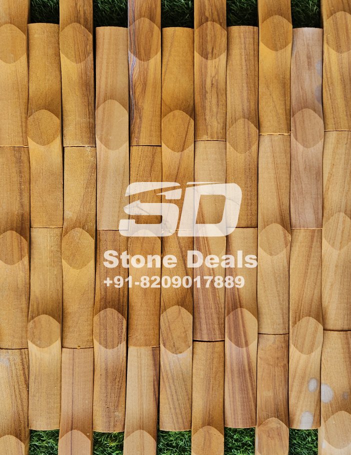 bamboo design stone wall cladding