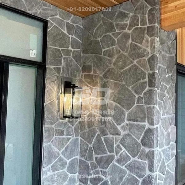 gray stone exterior wall tiles