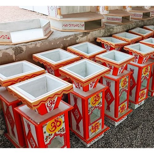 marble tulsi pot