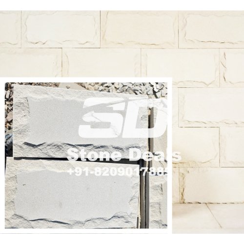 mint white stone wall cladding tiles