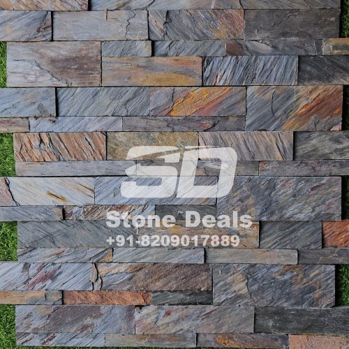 rustic stone wall panel