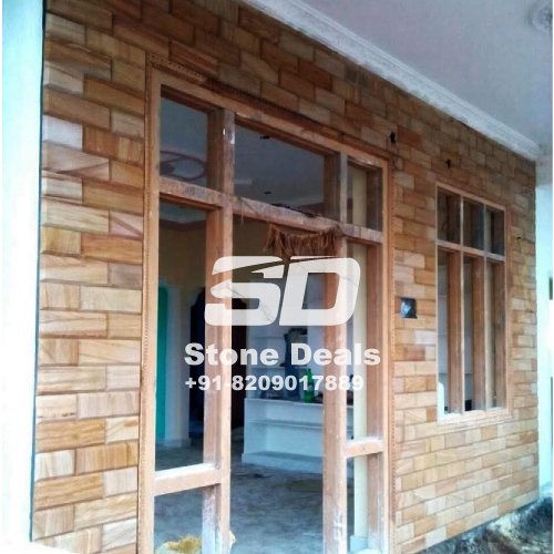 teakwood stone bhuj wall cladding
