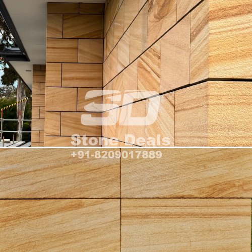 teakwood stone sandblast finish wall cladding