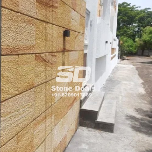 wooden stone sandblasted wall panels